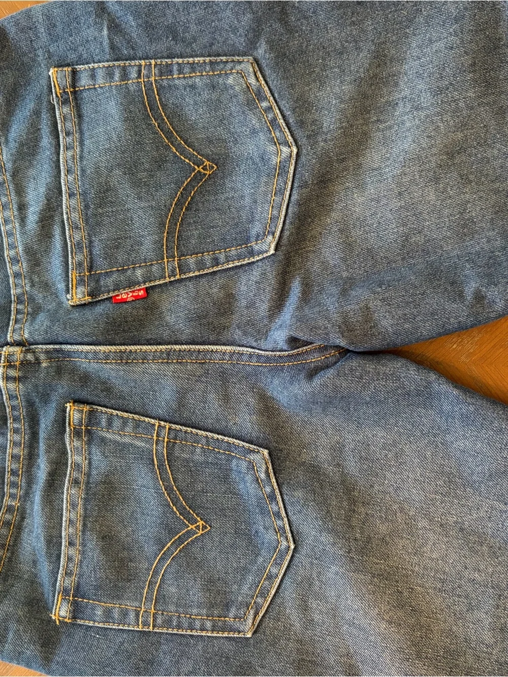 Levi's Straight Boys Denim Jeans in Blue